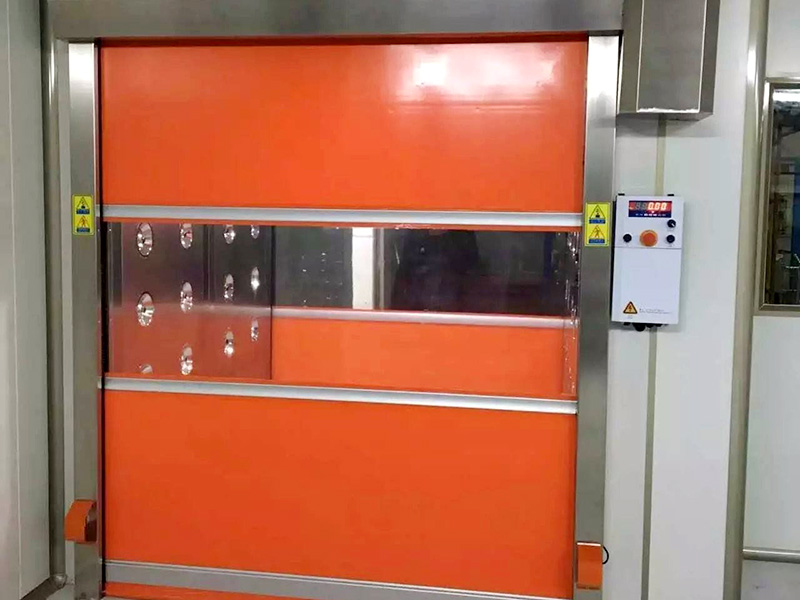 快速卷帘门货淋室